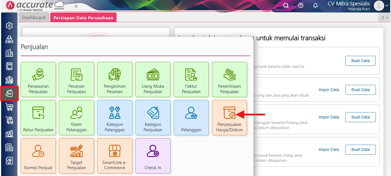 menerapkan harga grosir pada penjualan barang